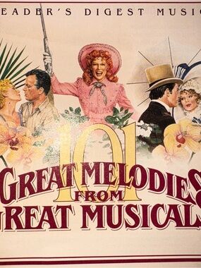 101 Greatest Melodies from Great Musicals Cassette Tapes Readers Digest